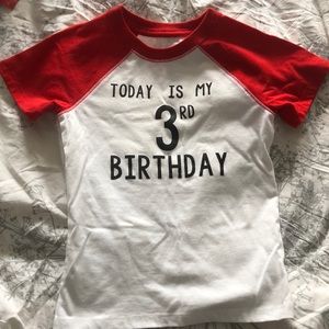 3rd birthday T-shirt 3T